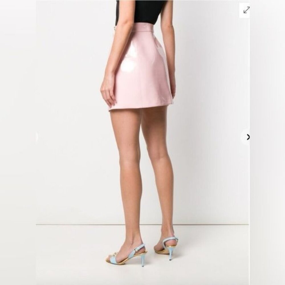 Emilio Pucci Patent Leather Mini Skirt Pink - Picture 5 of 15